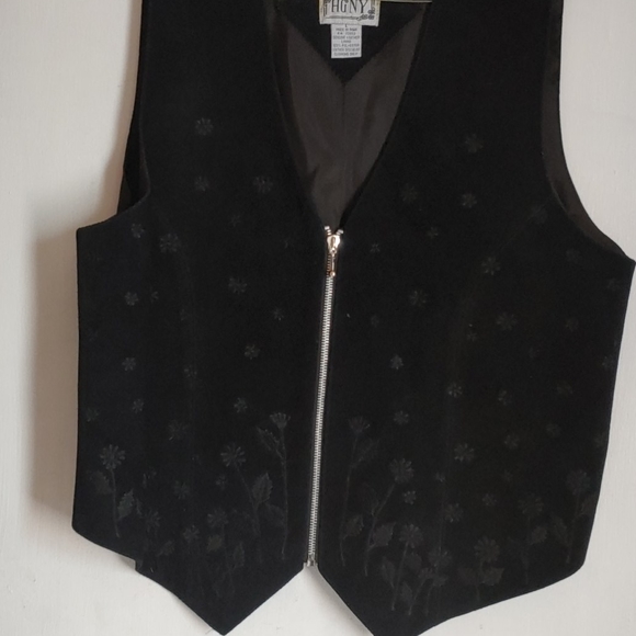 HGNY Other - Black Leather Vest